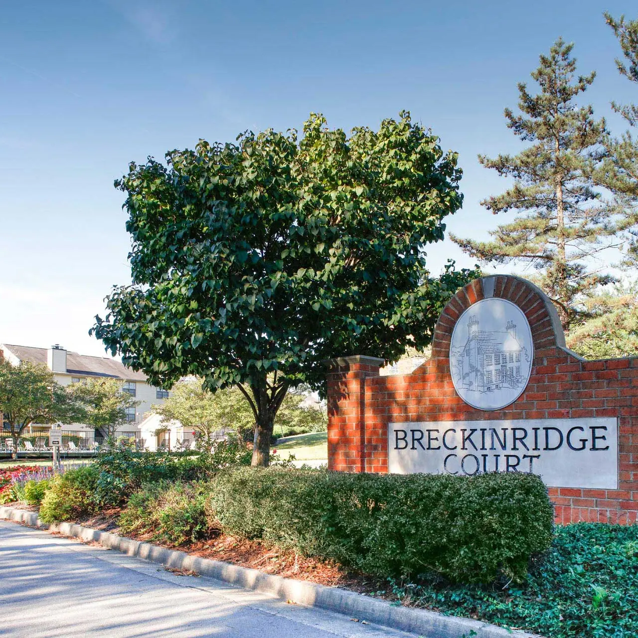 Breckinridge Court Breckinridge Court - Entrance Sign, Apartments